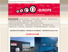 Tablet Screenshot of abco-europe.com
